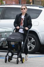 KATE MARA Out with Her Baby in Los Feliz 02/28/2023