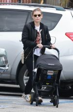 KATE MARA Out with Her Baby in Los Feliz 02/28/2023