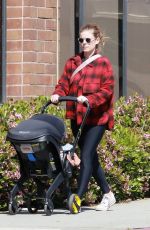 KATE MARA Out with Her Baby in Los Feliz 03/27/2023
