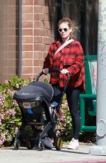 KATE MARA Out with Her Baby in Los Feliz 03/27/2023