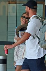 KATE RITCHIE and Chevy Black Arrives at Brisbane Airport 03/18/2023