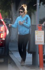 KATHERINE SCHWARZENEGGER Out for Coffee at Blue Bottle in Los Angeles 03/16/2023