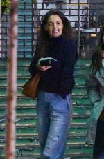 KATIE HOLMES and SURI CRUISE Night Out with Friends in New York 03/27/2023