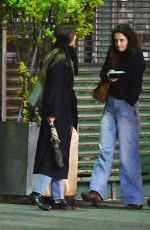 KATIE HOLMES and SURI CRUISE Night Out with Friends in New York 03/27/2023