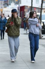 KATIE HOLMES and SURI CRUISE Out in New York 03/29/2023
