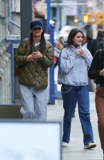 KATIE HOLMES and SURI CRUISE Out in New York 03/29/2023