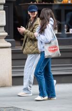 KATIE HOLMES and SURI CRUISE Out in New York 03/29/2023