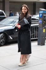KATIE HOLMES Goes Makeup Free Out in New York 03/10/2023