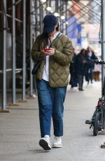 KATIE HOLMES Out and About in New York 03/21/2023