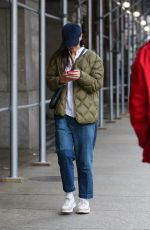 KATIE HOLMES Out and About in New York 03/21/2023