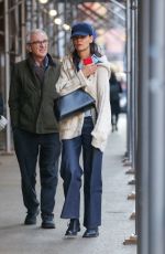 KATIE HOLMES Out in New York 03/16/2023