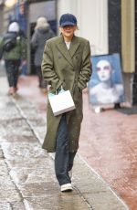 KATIE HOLMES Out Shopping in New York 03/14/2023