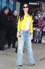KATY PERRY Out Promotes American Idol in New York 03/28/2023