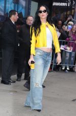 KATY PERRY Out Promotes American Idol in New York 03/28/2023