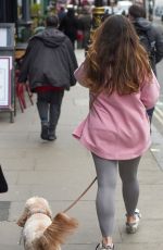 KELLY BROOK Out with Her Dog in London 03/15/2023