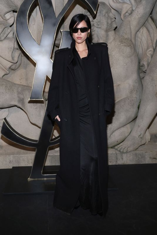 KELSEY ASBILLE at Yves Saint Laurent Fashion Show at Paris Fashion Week 02/28/2023
