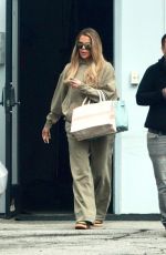 KHLOE KARDASHIAN Leaves a Studio in Calabasas 03/22/2023