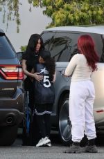 KIM KARDASHIAN Arrives at Her Daughter Basketball Game in Los Angeles 03/24/2023