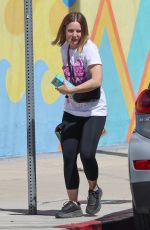 KRISTEN BELL Out with a Box of Girl Scout Thin Mints Cookies in Los Angeles 03/27/2023