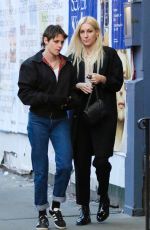 KRISTEN STEWART and DYLNA MEYER Out for Dinner in New York 03/24/2023