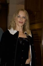 KYLIE MINOGUE Leaves Her Hotel in Paris 03/07/2023