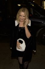 KYLIE MINOGUE Leaves Her Hotel in Paris 03/07/2023