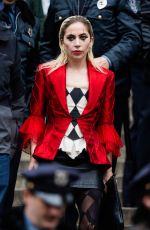LADY GAGA on the Set of The Joker 2 in City Hall in New York 03/25/2023