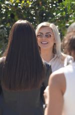 LALA KENT, KATIE MALONEY and ALLY LEWBER Arrives on the Set to Film in West Hollywood 03/09/2023