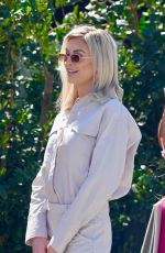LALA KENT, KATIE MALONEY and ALLY LEWBER Arrives on the Set to Film in West Hollywood 03/09/2023
