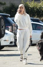 LALA KENT Out with Her Dog in Los Angeles 03/07/2023