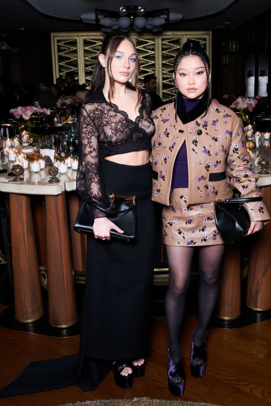 LANA CONDOR and MADDIE ZIEGLER at Etro & Mytheresa Dinner Party at Paris Fashion Week 03/04/2023