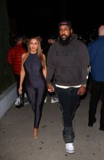 LARSA PIPPEN and Marcus Jordan Arrives at Catch Steak in West Hollywood 03/18/2023