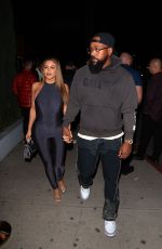 LARSA PIPPEN and Marcus Jordan Arrives at Catch Steak in West Hollywood 03/18/2023