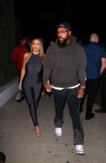 LARSA PIPPEN and Marcus Jordan Arrives at Catch Steak in West Hollywood 03/18/2023