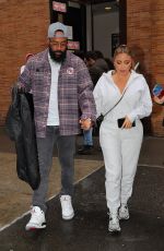 LARSA PIPPEN and Marcus Jordan Leaves Tamron Hall Show in New York 02/28/2023