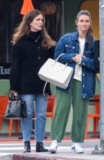 LAUREN PARSEKIAN Out with Her Mom Debra Kelly in Los Feliz 03/26/2023