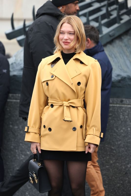 LEA SEYDOUX at Louis Vuitton Womenswear Fall/winter 2023-2024 Show at Paris Fashion Week 03/06/2023