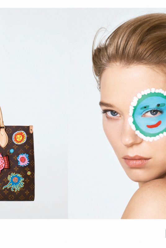 LEA SEYDOUX for Louis Vuitton x Yayoi Kusama, Spring 2023