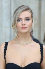 LEAH MCNAMARA Arrives at Elie Saab Womenswear Fall/Winter 2023-2024 Show at Paris Fashion Week 03/04/2023