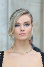 LEAH MCNAMARA Arrives at Elie Saab Womenswear Fall/Winter 2023-2024 Show at Paris Fashion Week 03/04/2023