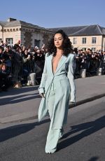 LENA MAHFOUF Arrives at Givenchy Fashino Show in Paris 03/02/2023