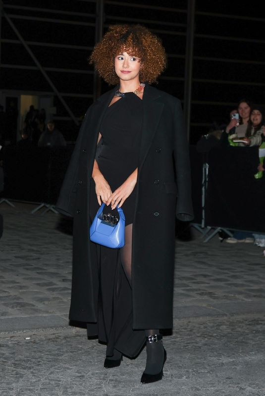 LENA MAHFOUF at Alexande Mcqueen Fashion Show at PFW in Paris 03/04/2023