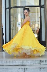 LENA MAHFOUF at Giambattista Valli Womenswear Fall/winter 2023-2024 Show at Paris Fashion Week 03/03/2023