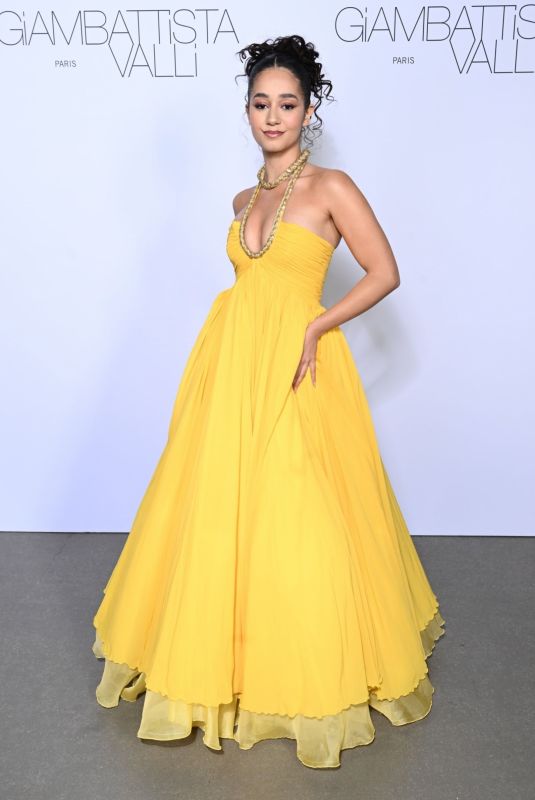 LENA MAHFOUF at Giambattista Valli Womenswear Fall/winter 2023-2024 Show at Paris Fashion Week 03/03/2023