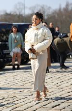 LENA MAHFOUF at Loewe Fashion Show at PFW in Paris 03/03/2023