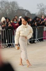 LENA MAHFOUF at Loewe Fashion Show at PFW in Paris 03/03/2023