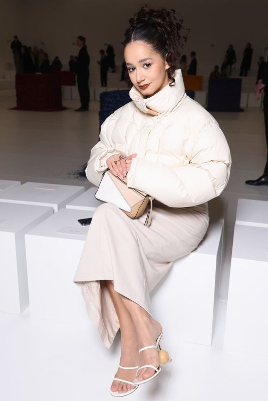 LENA MAHFOUF at Loewe Fashion Show at PFW in Paris 03/03/2023