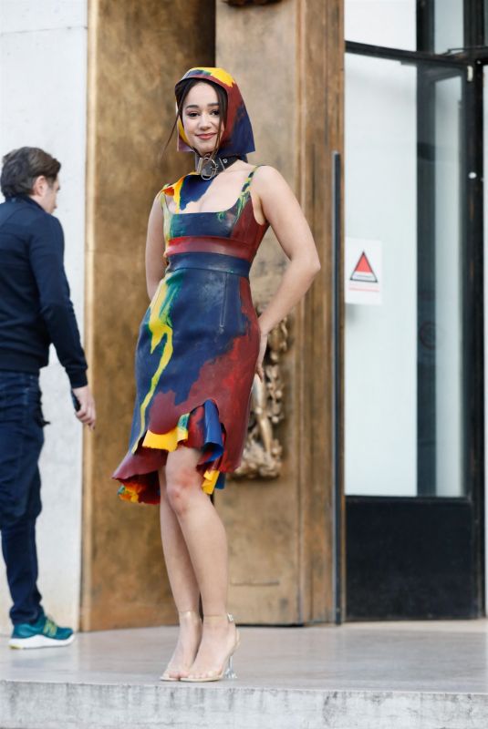LENA MAHFOUF at Paco Rabanne Womenswear Fall/Winter 2023-2024 Show at Paris Fashion Week 03/01/2023
