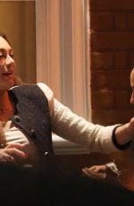 LILLY BECKER Out for Dines with a Friend at Harry