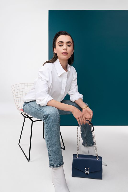 LILY COLLINS for Panthere Draphique de Cartier 2023